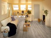 Whiteriver Excel 4V Trend Oak Grey AC4 Laminate Flooring - Pack covers 2.131m2 - 8mm x 193mm x 1380mm