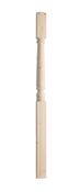 Pine Half Newel Post 1440 x 43 x 92