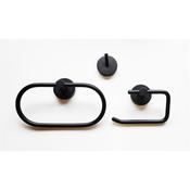 Kosmos Black 3 Pc Set (Hook, Roll Holder, Ring)