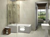 Larimar Walk In Bath 1700 1650 x 850 x 700mm Standard
