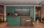 Magna Green Plinth 2400mm x 145mm