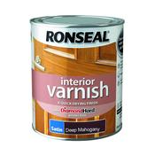 Ron Int Varnish Sat D Mahog 750ml