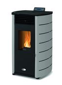 SOLIS Pellet Stove K100 8kW Grey Panels comes with Commissioning