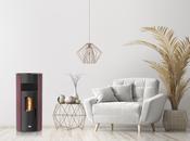 SOLIS K500 9kW Pellet Stove Claret Side Panel