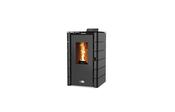 SOLIS Pellet Stove K50 6kW Black Panels comes with Commissioning