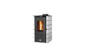 SOLIS Pellet Stove K50 6kW White Panels comes with Commissioning