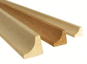 8' x 1" Scotia Moulding White