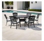 Outdoor 6-Seater Garden Furniture Set with 152cm Round Dining Table | EA78597 image