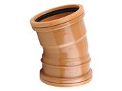 Sewer 110mm x 15deg Short Radius Bend Double Socket
