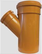 Sewer 160 x 110mm x 45deg Y Branch Double Socket