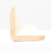 8' x 1" Quadrant Moulding White image