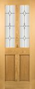 Seadec Waterford Oak Door 6'8" x 2'8 2 Panel Unglazed