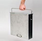 Blackspur Galvanised Hot Ash Box Carrier - Silver | BB-FS319