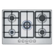Bosch Series 4 75cm Built-In Gas Hob - Stainless Steel | PGQ7B5B90
