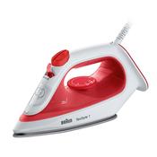 Braun SI1019RD Texstyle 1 Steam Iron Red/White