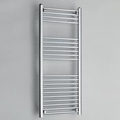 Classic Chrome Heated Flat Towel Rail 500xx x 1200mm | TW512S