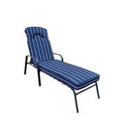 Culcita Avondale Padded Lounger - Blue Stripe | SLLGBS299 image