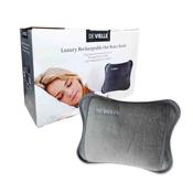De Vielle Luxury Rechargeable Electric Hot Water Bottle - Grey | DEV964354