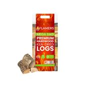 Flamers Premium Hardwood Kiln Dried Birch Logs – 7.5kg | PREM001 image