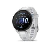 Garmin Forerunner 165 Music Running Smart Watch - Grey &amp; Whitestone | 49-GAR-010-02863-31