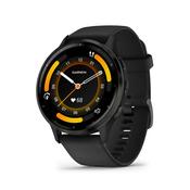 Garmin Venu 3 Smartwatch - Slate Steel Bezel, Black Case &amp; Band | 49-GAR-010-02784-01 image