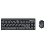 Hama WKM-100 Wireless Keyboard &amp; Mouse Set – Black QWERTY UK | 73173051 image