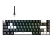 Havit 68-Key RGB Mechanical Gaming Keyboard – Black &amp; White | KB906L image
