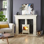 Henley Aran 5kW Eco Multi Fuel Stove - Enamel Cream | ST438