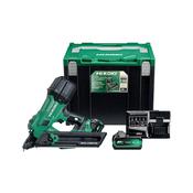 HiKOKI 18V Brushless Metal Connector Nailer Kit c/w 2 x Batteries &amp; Charger | NR1838DKA/JXZ