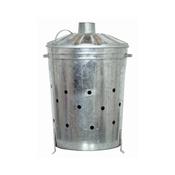 Large Galvanised Incinerator Bin