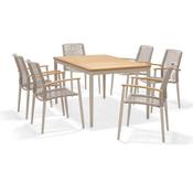 LifeStyle Gardens Topaz 6-Seat Outdoor Dining Set - DISPLAY MODEL  image