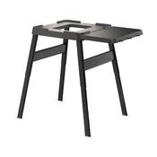 Ninja Woodfire Oven BBQ Grill Adjustable Stand &amp; Side Table - Black | 4718J800EUUK 