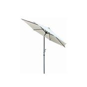 Redwood 2m Aluminium Tilting Parasol with Crank - Cream| BB-UB129