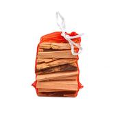 Orange Net Bag of Kindling – Kiln Dried Firewood for Stoves &amp; Fires image