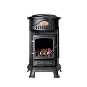 Provence 3.4kW Portable Gas Fire - Matt Black | PROVIR-MB