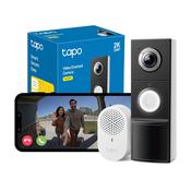 Tapo D235 Video Doorbell Camera - White &amp; Black | TAPOD235 