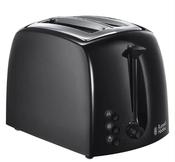 Russell Hobbs Textures 2 Slice Toaster - Black | 21641