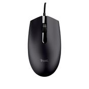 Trust Basi 3-Button Wired Optical PC Laptop Mouse – Black | T24271 image