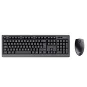 TRUST Primo QWERTY Wireless Keyboard &amp; Mouse Deskset – Black | T25436 image