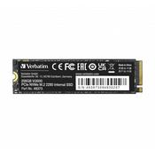 Verbatim Vi3000 M.2 PCIe NVMe Solid State Drive - 256GB | 49373