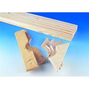 Slate lining / tacking strips – corners and middles  Set of 6