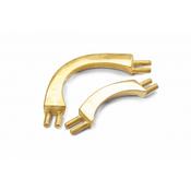 Brass  2 Pin Broad Bow Pocket Plates