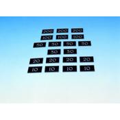 Bar Billiard Table Numbers(Set of 20)