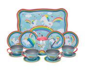 Bigjigs Unicorn Tin Tea Set