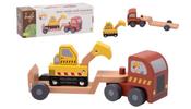 Joueco Wooden Semi-Trailer with Excavator image