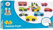 Bigjigs Rail Wooden Vehicle Pack