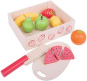 Bigjigs  Crate of Wooden Cutting   Fruit