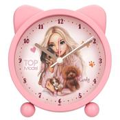 TOP MODEL Pink Alarm Clock - Fur Ever Friends 11.5cm image