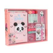 TOP MODEL Create Your Diary Panda Stationary Set
