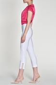 ROBELL Lena 09 Ankle Trousers - White image